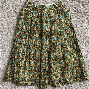 J Crew Ratti Elephant Skirt With Pockets 00